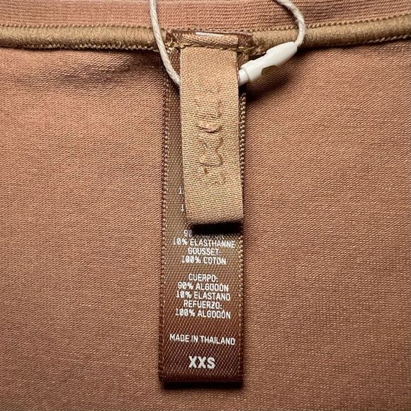 SKIMS Cotton Jersey Full Brief in Camel - Picture 4 of 5